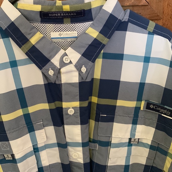 Columbia PFG 2XLT Checkered Long Sleeve - Picture 2 of 3